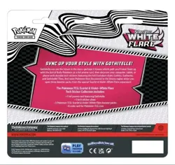 2) Pokemon *Black Bolt White Flare* Sticker Collections (6 Packs And Promos) NEW - Image 2