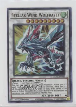 Stellar Wind Wolfrayet (UR) 1st Ed. YuGiOh Dawn of Majesty #DAMA-EN041 00ah - Image 1