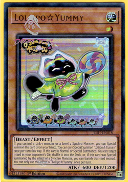 Yugioh! Lollipo☆Yummy JUSH-EN018 (UR) 1st Ed "Yummy Support" - Image 1