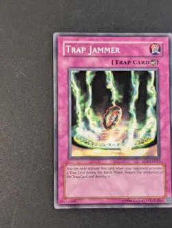 Yugioh TCG - 2x Trap Jammer 1x 1st Ed. - SD1-EN027 - LP - Dragon's Roar Common - Image 3