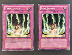 Yugioh TCG - 2x Trap Jammer 1x 1st Ed. - SD1-EN027 - LP - Dragon's Roar Common - Image 1