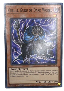 YuGiOh! - Ceruli, Guru of Dark World - SR13-EN015 - 1st Edition - Common - Image 1