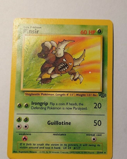 Pokemon Card Pinsir Non Holo Rare Vintage Jungle Set 25/64 Near Mint - Image 1