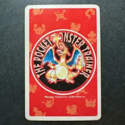 S2359 Lickitung 6 of Clubs Red Charizard Deck Playing Poker Card Pokemon - Image 2