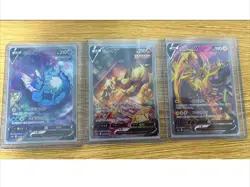 Pokemon Korean 3 Card Vaporeon Jolteon Flareon V Alt Art SR Holo Sword&Shield NM - Image 1