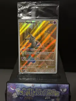 Pokemon Card Mimikyu Promo SVP 075 Paldean Fates SEALED - Image 1