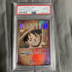 PSA10 Luffy SR SP ST01 012 Special One Piece Card Strong Foes Set Rare TCG - Image 1