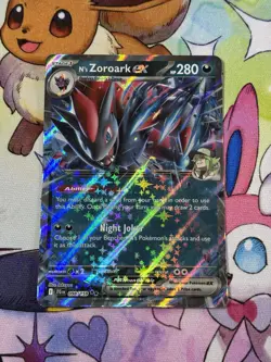 Pokemon Cards N’s Zoroark EX 098/159 Journey Together NM Card - Image 1