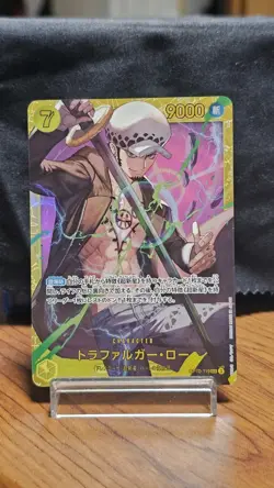 One Piece CCG Trafalgar Law Royal Blood Foil Card OP10-119 SEC Near Mint - Image 1
