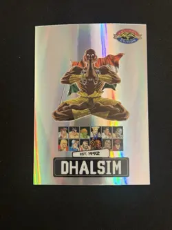 Dhalsim (Silver) Street Fighter 2 Champion Edition PSA Promo Card - Image 1
