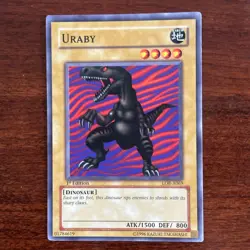 Uraby LOB-A069 1st Edition Common Yugioh Card - Image 1