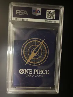 PSA10 Blackbeard Comic Parallel OP09 SR One Piece Card Marshall D Teach Rare - Image 2