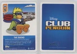 2010 Club Penguin Trading Card Game - Card-Jitsu Water The Docks #29 2p7 - Image 3