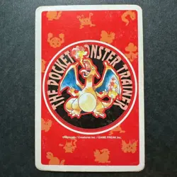 S2361 Spearow 8 of Clubs Red Charizard Deck Playing Poker Card Pokemon - Image 2