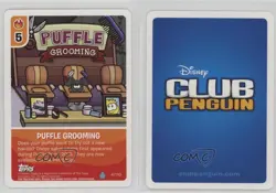 2010 Club Penguin Trading Card Game - Card-Jitsu Water Puffle Grooming #4 2p7 - Image 3