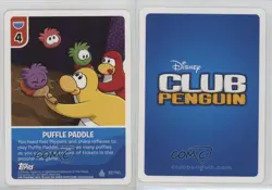 2010 Club Penguin Trading Card Game - Card-Jitsu Water Puffle Paddle #27 2p7 - Image 3