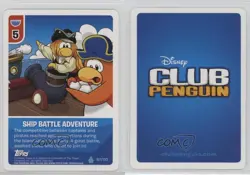 2010 Club Penguin Trading Card Game - Card-Jitsu Water Ship Battle Adventure 2p7 - Image 3