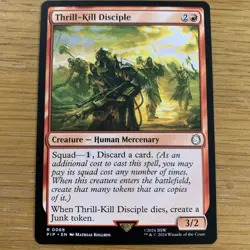 MTG Thrill-Kill Disciple [Fallout, Near Mint] Universes Beyond Rare Magic Card - Image 1