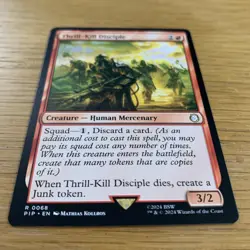 MTG Thrill-Kill Disciple [Fallout, Near Mint] Universes Beyond Rare Magic Card - Image 3