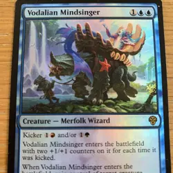 Vodalian Mindsinger [MTG Dominaria United, FOIL, Near Mint] Rare Magic Card - Image 2