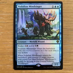 Vodalian Mindsinger [MTG Dominaria United, FOIL, Near Mint] Rare Magic Card - Image 1