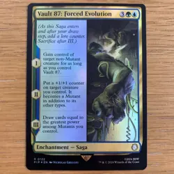 Vault 87: Forced Evolutions FOIL - Fallout NM Magic The Gathering MTG Rare Card - Image 1