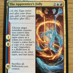 MTG The Apprentice's Folly WOE 0200 RARE M/NM Magic The Gathering Card - Image 2