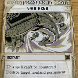 MTG Void Rend Magic The Gathering OTJ Breaking News Rare Card Near Mint - Image 2