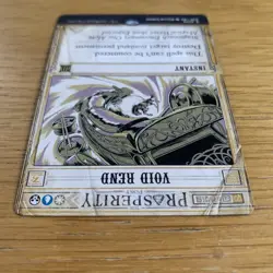 MTG Void Rend Magic The Gathering OTJ Breaking News Rare Card Near Mint - Image 4