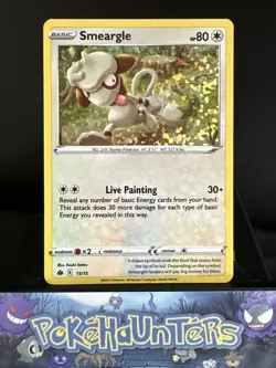 Pokemon Card Smeargle 15/15 McDonalds Promo 2022 Holo Rare Light Play 2 - Image 1