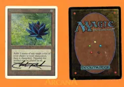 Black Lotus - Signed - Unlimited - MTG - Image 1