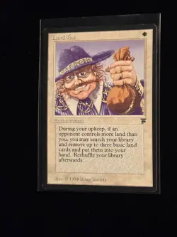 MTG Land Tax Legends Rare Vintage Card - Image 1