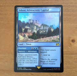 Jidoor, Aristocratic Capital - Prerelease Stamped Foil - Final Fantasy MTG - Image 1
