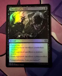 Sheoldred's Edict -Foil NM MTG Phyrexia: All Will Be One - Image 1