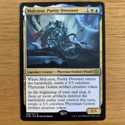 MTG Malcator, Purity Overseer - 208/271 - R - Phyrexia: All Will Be One Magic - Image 1