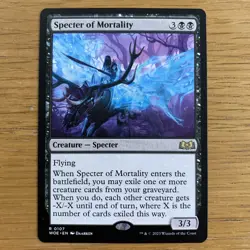 MTG Specter of Mortality 0107 Wilds of Eldraine M/NM Magic The Gathering Rare - Image 1