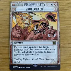 MTG Skullcrack [Outlaws of Thunder Junction] Rare Near Mint Magic The Gathering - Image 1