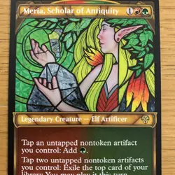 MTG Meria, Scholar of Antiquity (Showcase) [Dominaria United, Near Mint] Magic - Image 2