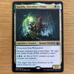 MTG Katilda, Dawnhart Prime NM-Mint, English Innistrad: Midnight Hunt Magic - Image 1