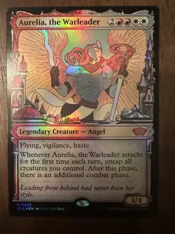 Aurelia, the Warleader :MTG - March of the Machine: Multiverse *FOIL* #0035 / NM - Image 1