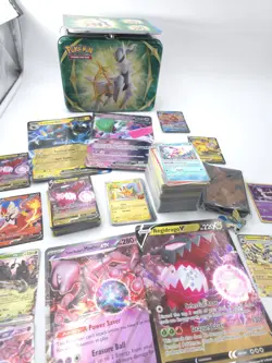 Huge Collection Lot of Over 300 Pokemon Cards Holos, Ex , V , From Over 10 Sets. - Image 2