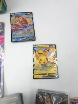 Huge Collection Lot of Over 300 Pokemon Cards Holos, Ex , V , From Over 10 Sets. - Image 5