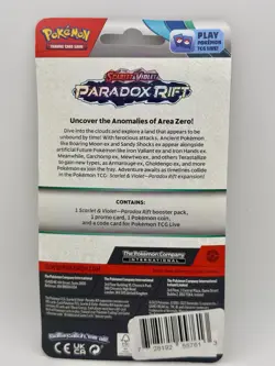 Pokemon TCG Paradox Rift Checklane Blister Booster Pack with Promo holo - Image 4