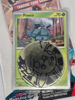 Pokemon TCG Paradox Rift Checklane Blister Booster Pack with Promo holo - Image 2