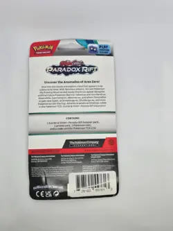 Pokemon TCG Paradox Rift Checklane Blister Booster Pack with Promo holo - Image 3