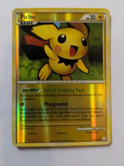 Pokemon TCG Pichu 28/123 HeartGold & SoulSilver Reverse Holo 2010 - Image 1