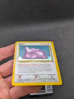 Ditto 3/62 Fossil Set Holo Rare Pokemon WOTC LP EXCELLENT - Image 3