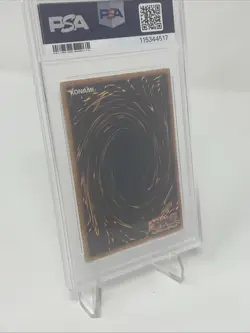 Yugioh PSA 7 NM Dark Magician Girl MFC-000 Secret Rare Unlimited 2003 - Image 3