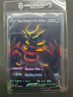 CUSTOMmade madeTOorder full art holo pokemon card PTL792 Rocket's Giratina - Image 1