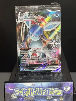 Pokemon Card Glaceon Vmax 041/203 Stamped Promo Holiday Calendar 2023 SEALED - Image 1